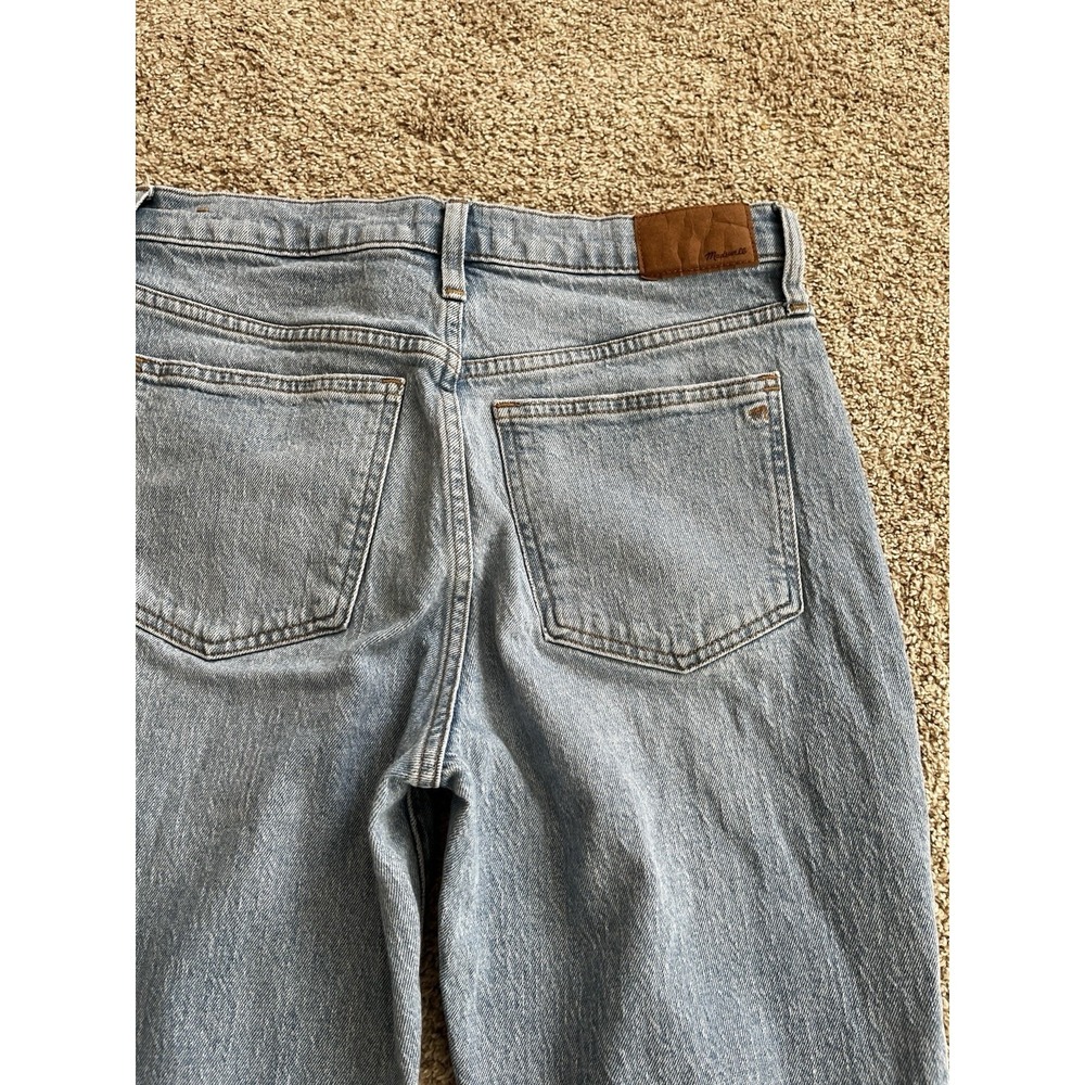Madewell the Perfect Vintage Denim Jeans Medium Light Wash Straight 28 High Rise - Picture 7 of 9